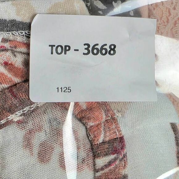 Maurices Floral Stripe Sleeveless Top Size L - Picture 7 of 7